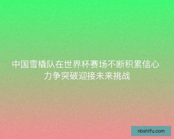 中国雪橇队在世界杯赛场不断积累信心 力争突破迎接未来挑战